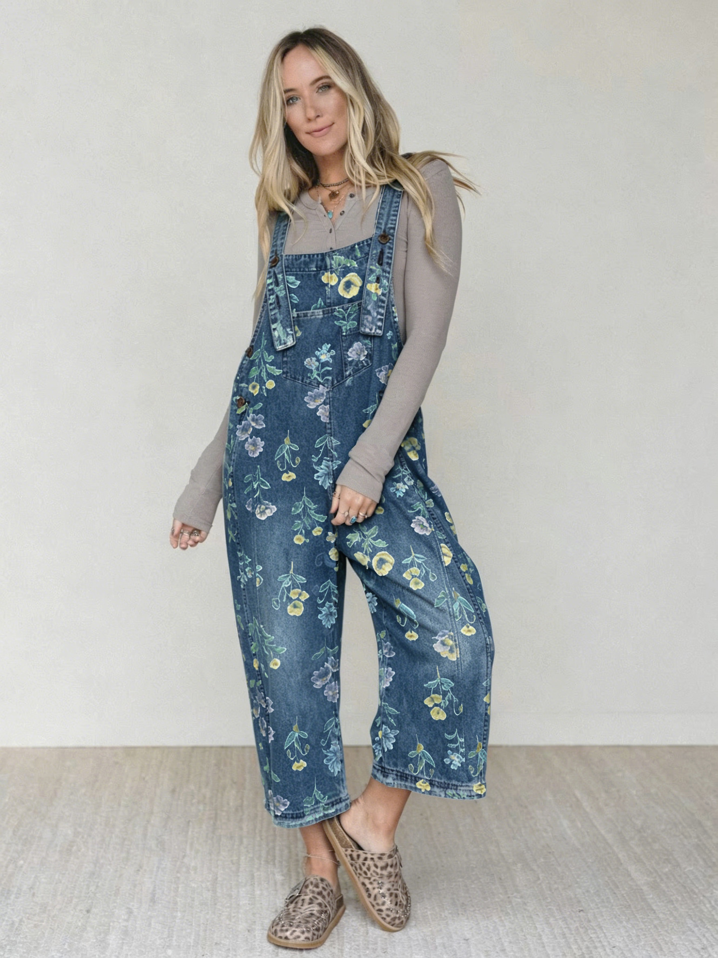 2026 Aliexpress transfronterizo tendencia callejera europea y americana suelta pantalones rectos de piernas anchas pantalones impresos jeans 89391