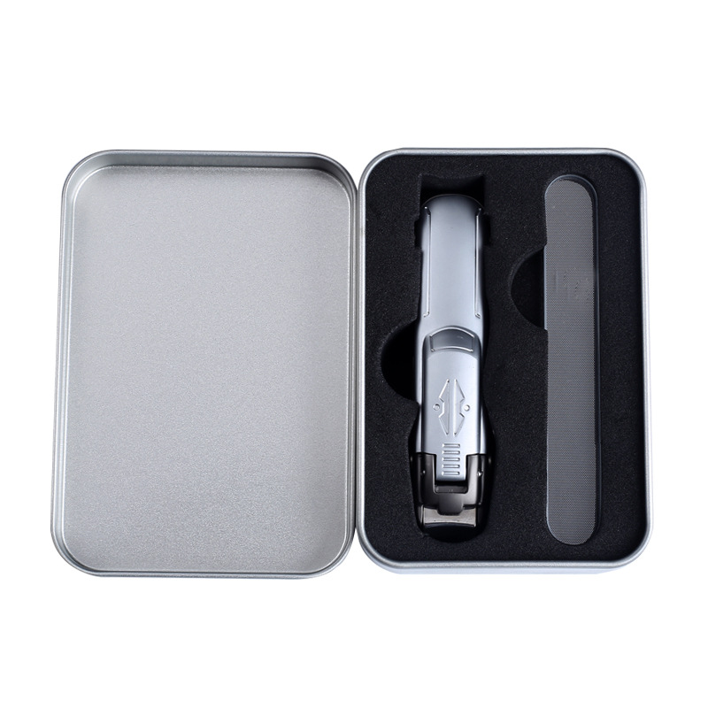 Nuevo anti-Splash cortaúñas coche deportivo multifuncional cortaúñas teléfono móvil titular de acero inoxidable gran apertura cortaúñas