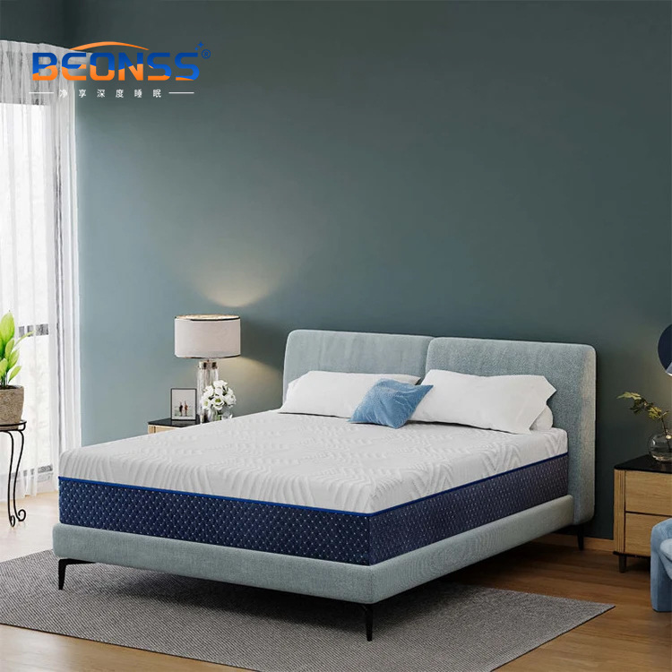 Three Layer Memory Foam Mattress Cover Breathable Cooling Gel Memory Foam Thickened Mattress