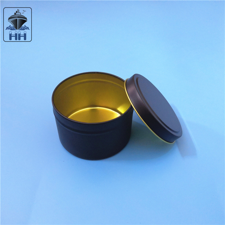 小圆罐 多肉盆栽盒 拼装玩具收纳小铁盒 哑光铁罐