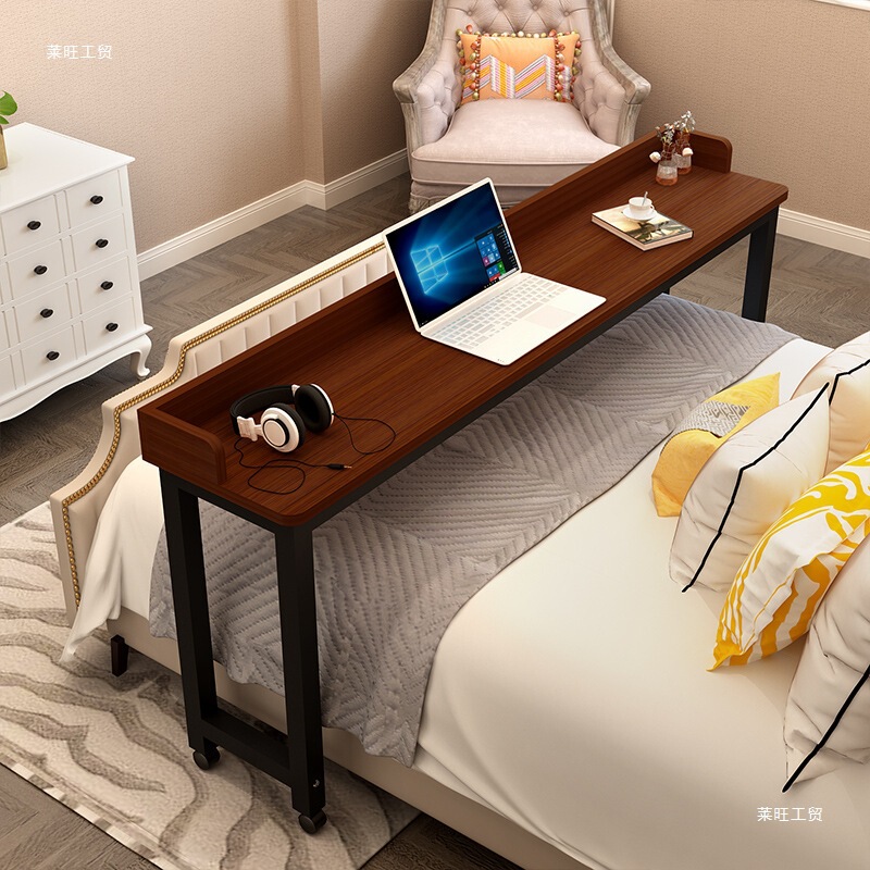 Computer Desk for Lying Down, Japanese-Style Bed Desk, Cross-Bed Table, Simple Long Table, Bedroom Table, Movable Lazy Table