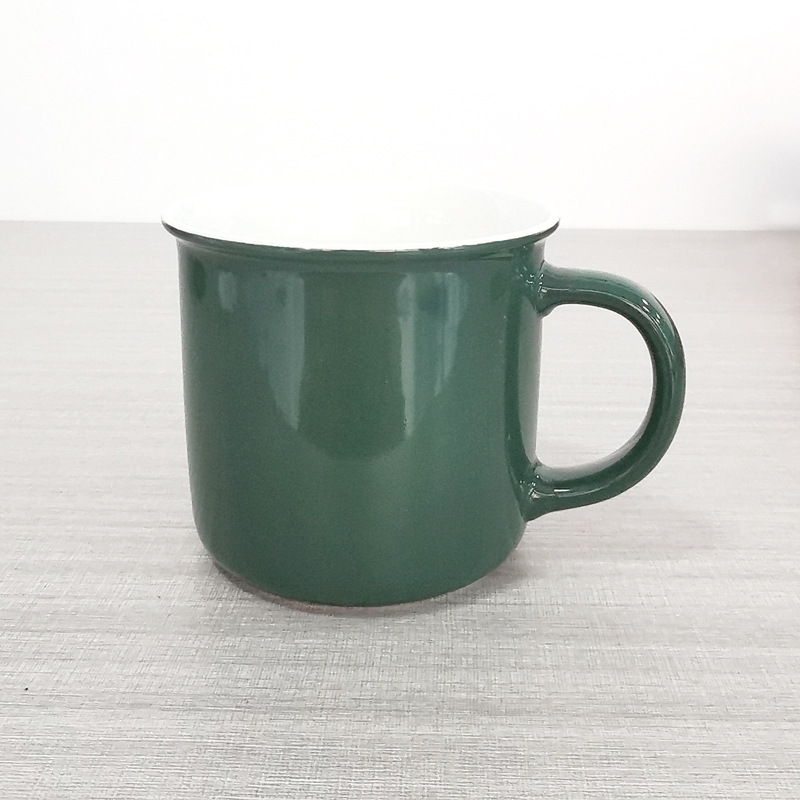 Taza de agua de procesamiento de lotes pequeños tazas de cerámica LOGO taza de agua taza de marca blanca taza de cerámica taza de café