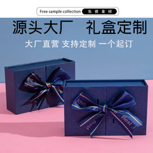 C3对开盒网红双开门礼品盒高级感口红化妆品相册空包装盒可定制