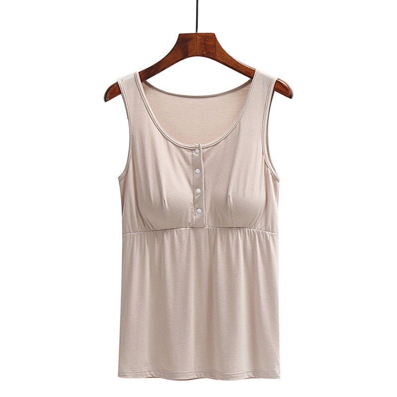 Беременные послеродовой жилет для кормления с нагрудной накладкой, одежда для кормления, домашняя одежда, летняя тонкая