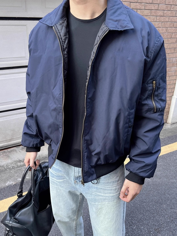 2025 Autumn and Winter Cleanfit Cotton Jacket Men's Carhartt Retro Pilot Ma1 Thin Jacket Windproof