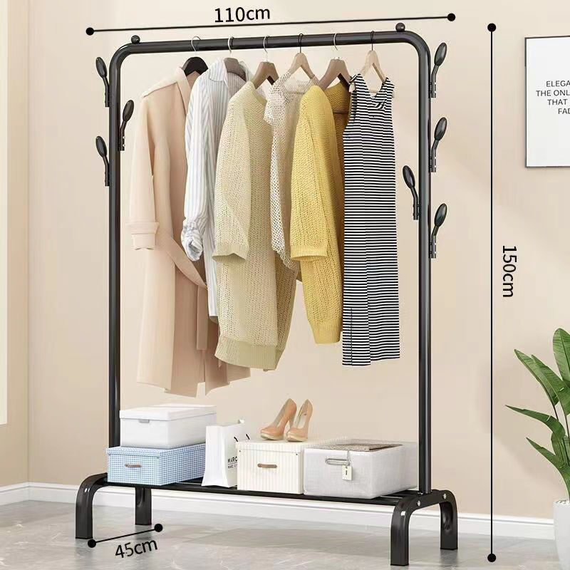 percha de ropa de piso vertical grosor grosor percha de ropa de casa dormitorio balcón barra de secado percha de ropa de secado percha