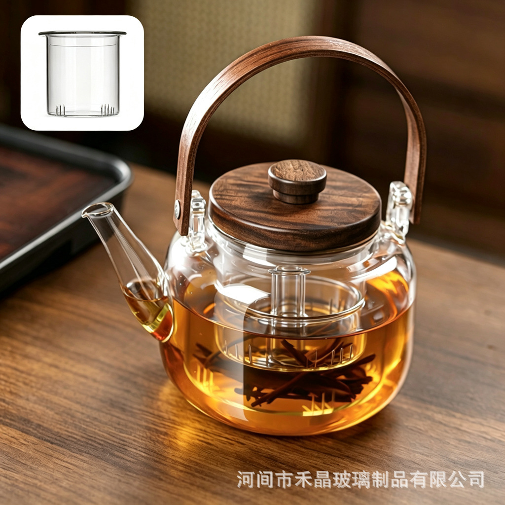 Transparent vertical stripes flat [single boiled bladder] 900ml