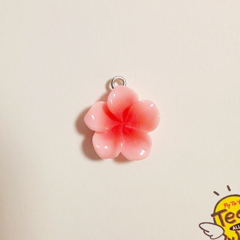 热带风情树脂鸡蛋花坠饰配件适合手工制作珠宝首饰吊坠耳坠链饰|undefined