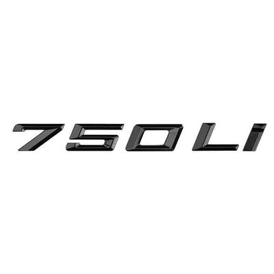 Car logo | sticker - standard-16-22-model-750li-glossy-black