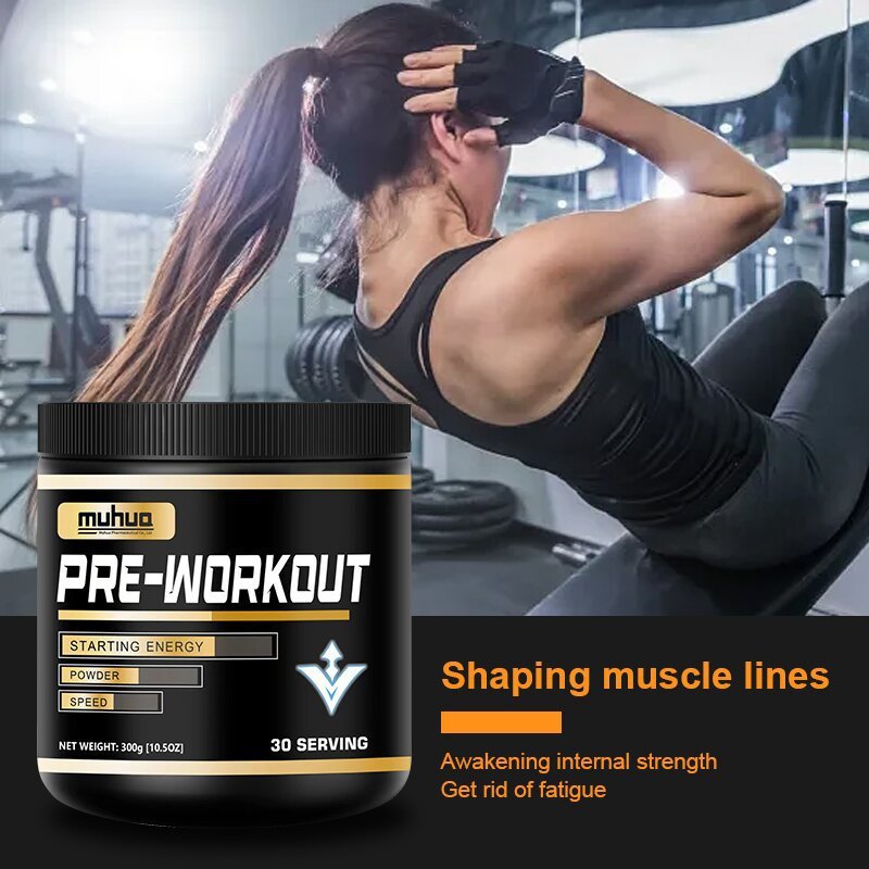 国境を越えた対外貿易pre-workoutットエファレンストレーニング前の300g 30 servingバケツに筋肉を入れる|undefined