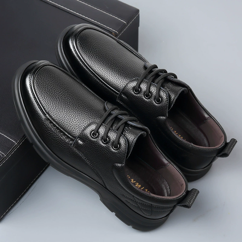  Spring non-slip wear-resistant footwear for leisure for leather shoes, direct factory sales, trend of season, genuine leather, soft sole