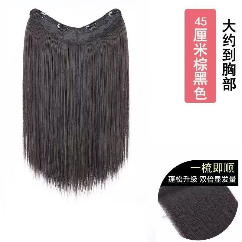 Peruca de cabello femenina de una pieza de cabello de una pieza de cabello