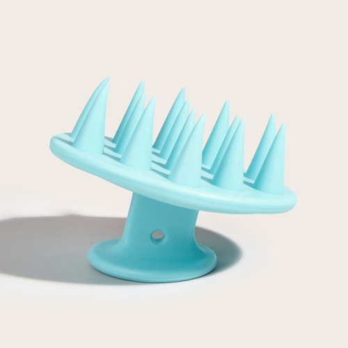 Factory direct sales Amazon brush silicone shampoo brush massage brush baby adult shampoo press integrated silicone shampoo brush