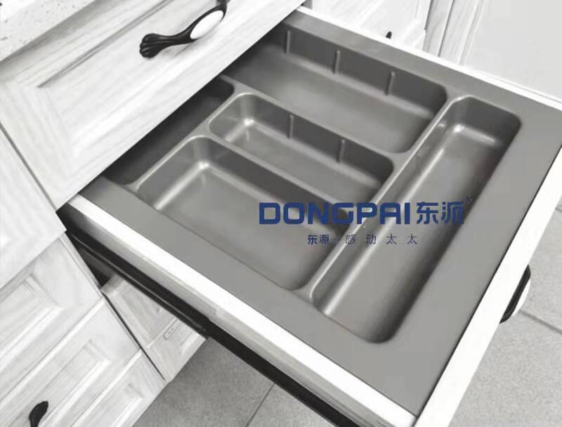 Dongpai-drawer knife and fork plate K type M kitchen drawer partition box cabinet storage classification sorting knife and fork tableware
