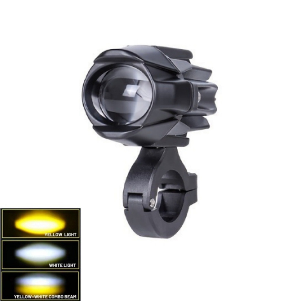 Cross-Border In-Stock Motorcycle Spotlight Led Electric Motorcycle Light Mini Waterbird Flashing High-Brightness External Headlight
