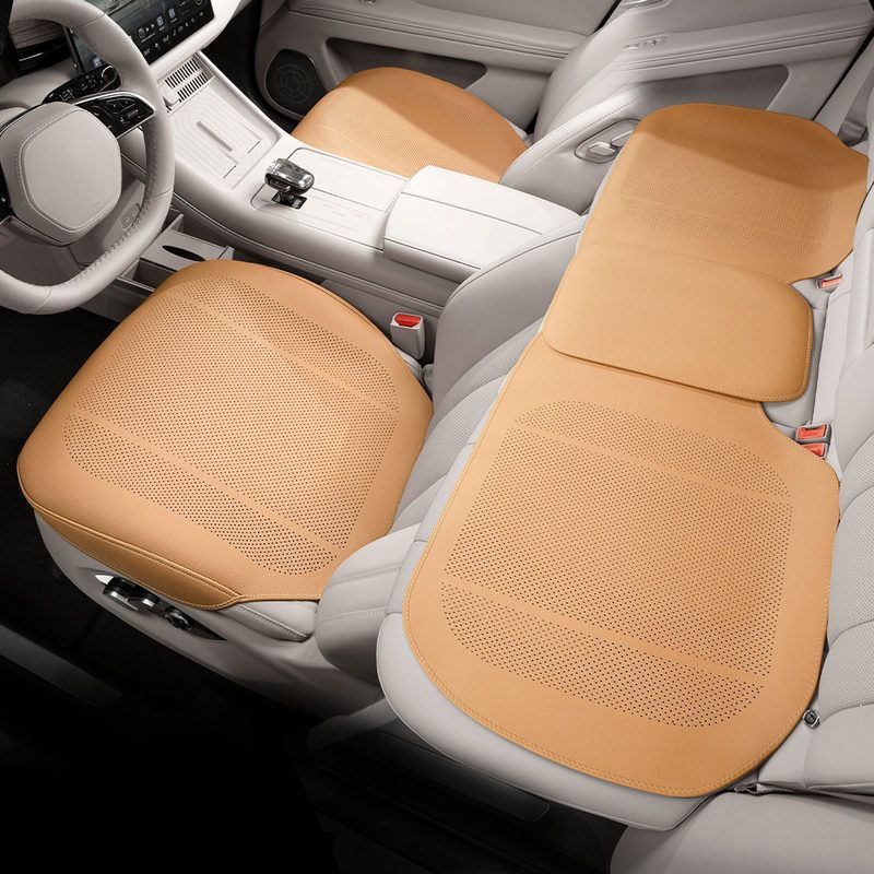 Pad for Mercedes-Benz, Mercedes-Benz Seat cushion, seat cover - b-full-coverage-thin-autumn-chestnut-three-piece-set