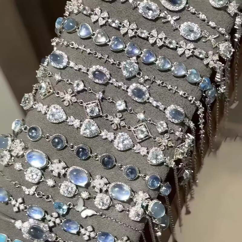 s925 sterling silver sparkling zircon bracelet for women, 2025 new model, simple bracelet, light luxury, high-end feel, wrist accessory s925 sterling silver sparkling zircon bracelet for women, 2025 new model, simple bracelet, light luxury, high-end feel, wrist accessory
