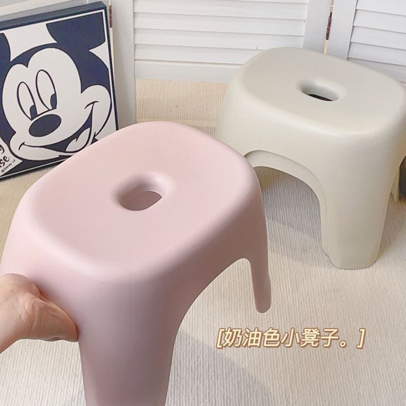 Internet Celebrating Household Living Room Coffee Table Children's Plastic Small Stool Bath Bench Stackable Bathroom Shoe Changing Low Stool