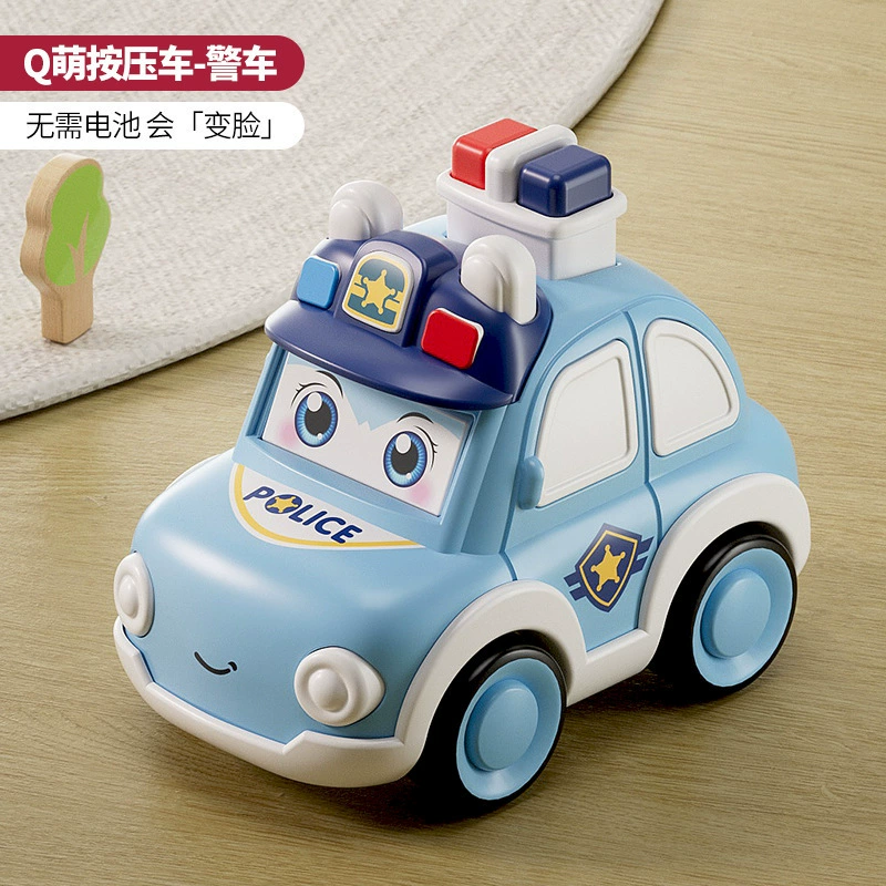 Warrior, inertia toy car, ambulance, police car, cartoon small car model