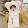 [White] Mickey three-piece set (thickened)