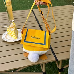 女性の斜めショルダーバッグの新型のかわいいカチューシャのお尻のシングル肩の女性のカバンの個性のキャンバスの布のファッションの携帯電話の女性のカバン