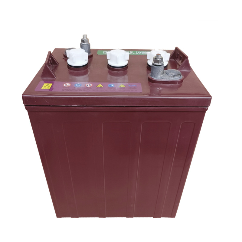 南蓄T125蓄电池3D230巡逻车电瓶6V260AH电动消防车蓄电池，高尔夫