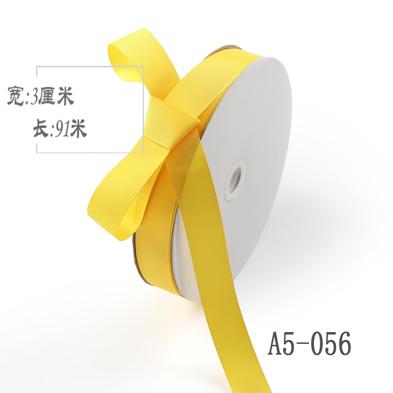 3cm de alta densidad costilla cinta arco cinta ramo caja de regalo embalaje color Ropa Accesorios cinta Decoración