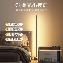 落地灯ins墙角简约轻奢卧室床头灯护眼led创意遥控声控氛围灯