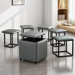 Internet celebrity Rubik's Cube combination stool, household stackable small stool, fashionable dining table, sofa stool, multi-functional simple bench