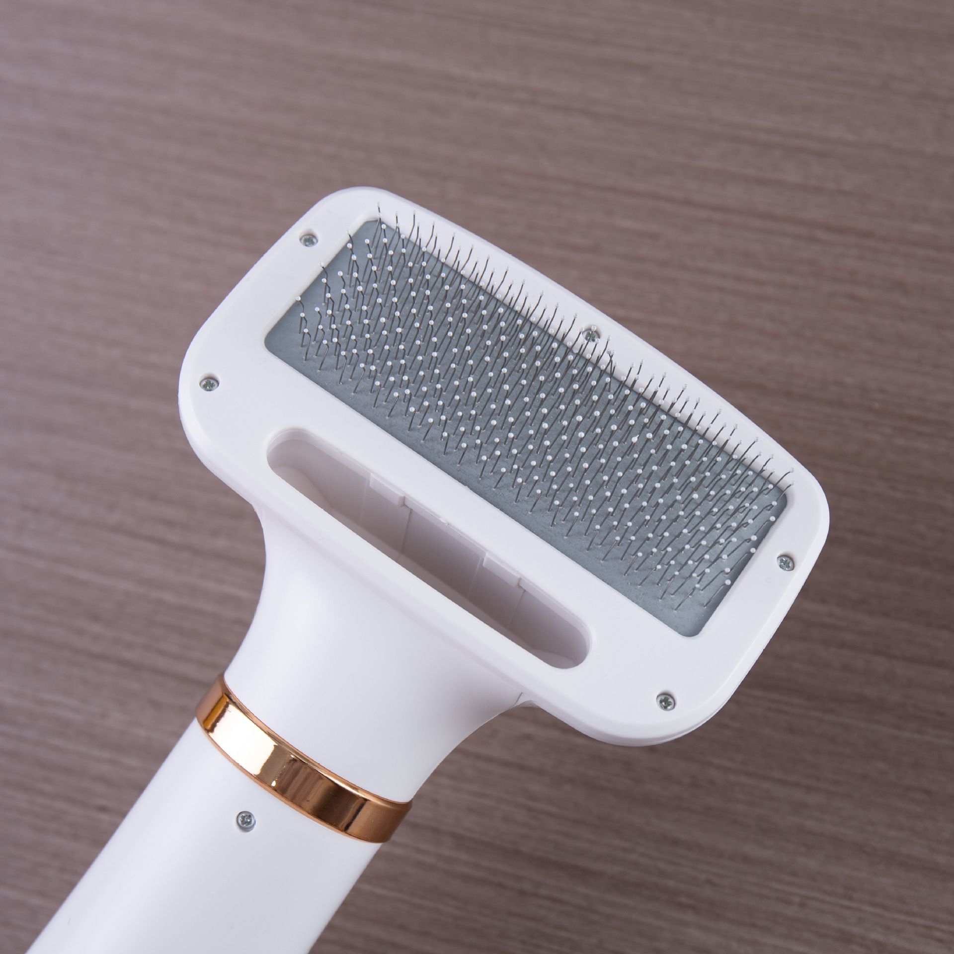 Secador de pelo para mascotas transfronterizo dos en uno secador de pelo para perros y gatos limpieza eléctrica aseo peine para mascotas peine de aire caliente al por mayor