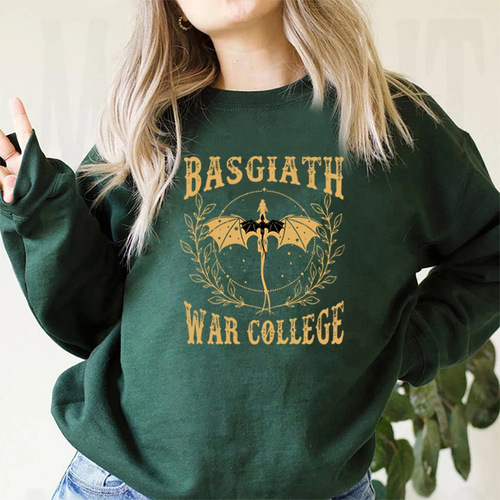 Fourth Wing Basgiath War College Sweatshirt Retro D