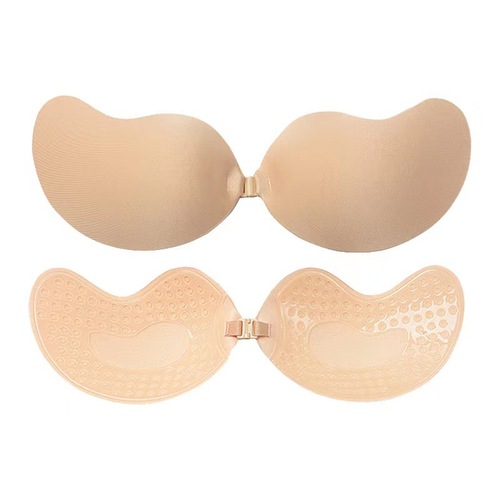 Silicone breast patch mango cup non-slip push-up breathable silicone sling wedding dress reusable anti-bump breast patch