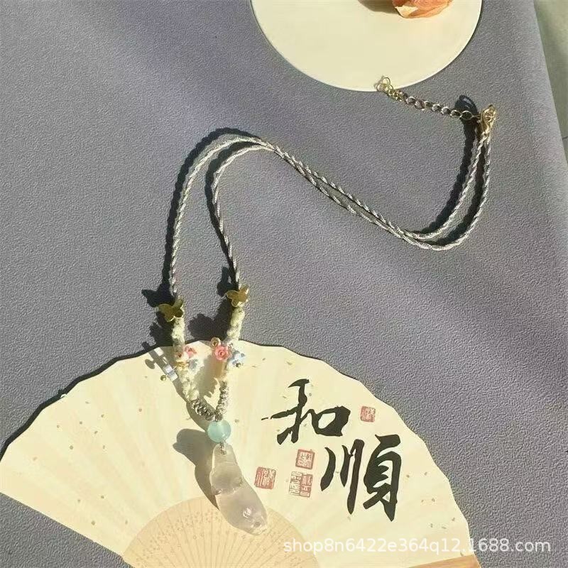高级感项链小众轻奢个性穿搭饰品新款个性时尚百搭配饰毛衣链项链|undefined