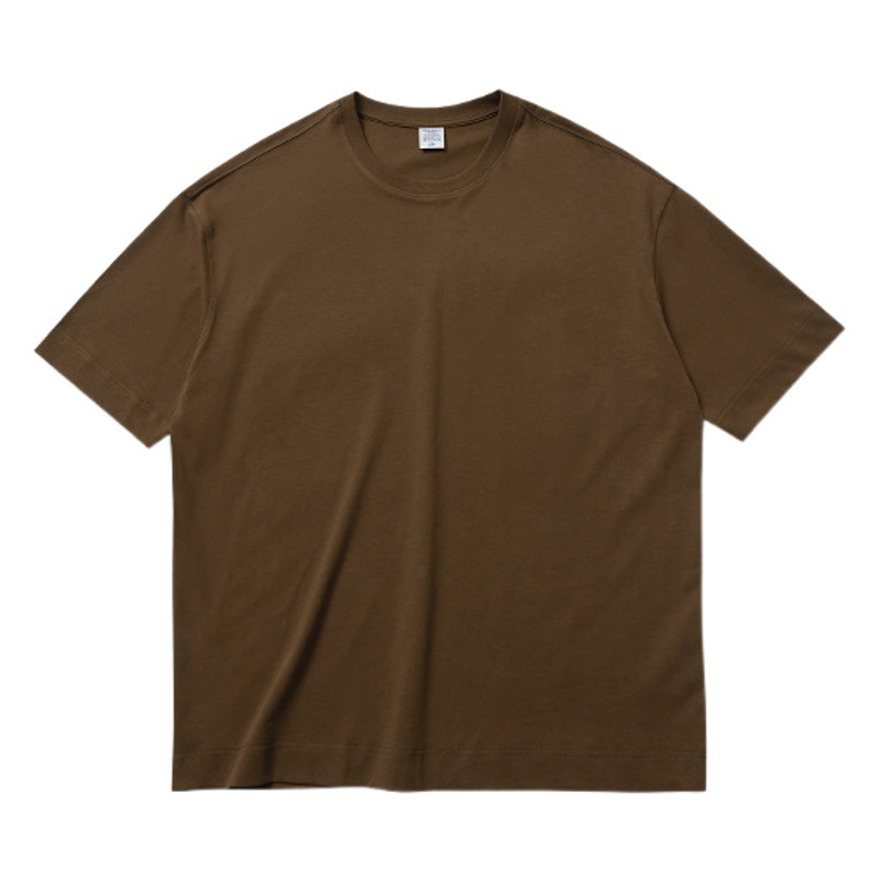 Ropa para Hombre Jie Zhan | Camiseta de algodón peinado de 265 g, manga corta, colores tierra, estilo FOG, versión 2.0 optimizada, primavera-verano 2026