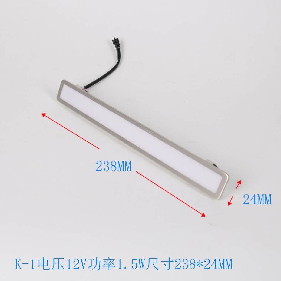 Accesorios de lámparas de chimenea LED de iluminación de luz fría cocina integrada y lámparas largas de lámparas cuadradas de lámparas redondas de varias marcas cocina de gas