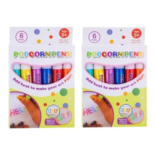 Cross border hot selling 3D printing bubble pen popcorn pen cotton Pen bubble pen drawing children diy expansion effect