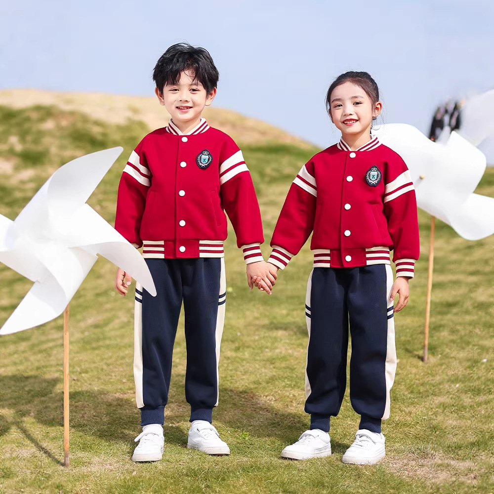 Autumn Primary School Students' Sports Uniforms, New Summer Clothes, Kidsren's Class Uniforms, Spring and Autum Suits, Kindergarten Uniforms, Three- or Four-Piece Sets