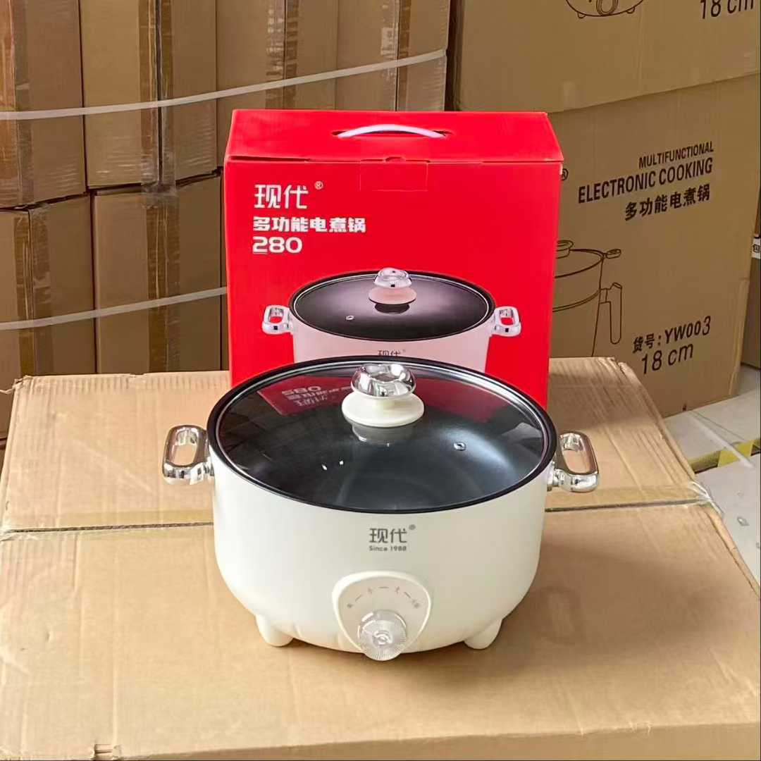 현대적인 28cm 전기 냄비