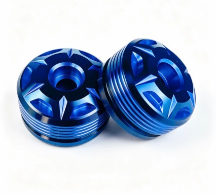 Motorcycle handlebar end caps are suitable for Honda GIORNO/LEAD125i motorcycle modification, made of CNC aluminum alloy