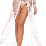午夜魅力 Кружевное нижнее белье, банный халат, сексуальная длинная юбка, пижама, большой размер