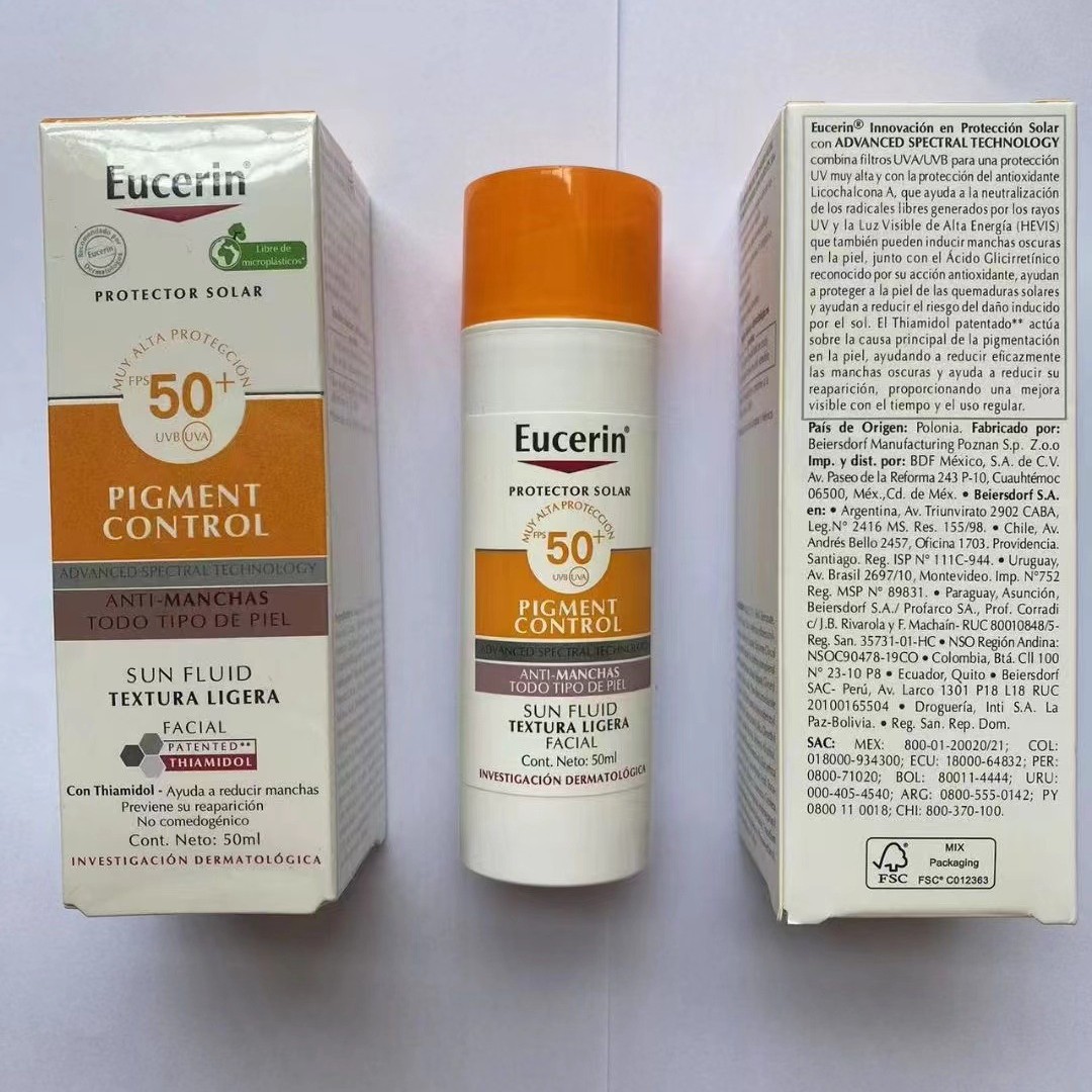 Cross-border EUCERIN SPF50 Limited Edition, protector solar, control de aceite, refrescante y anti-acné facial