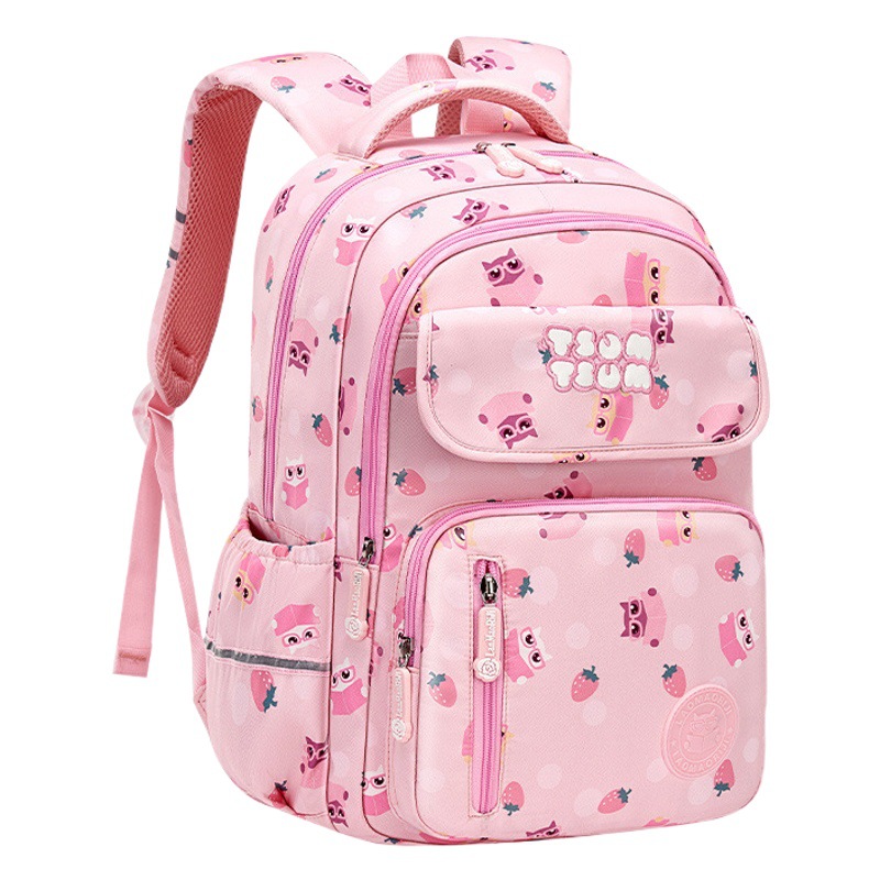 2024 nueva escuela primaria y secundaria niños y niñas mochila protección de la columna vertebral reducción de la carga impermeable mochila de gran capacidad fábrica al por mayor