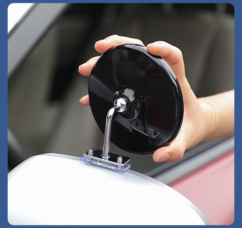 Coach car auxiliary rearview mirror, small round mirror for reversing, specifically designed for coach cars, wide-angle auxiliary mirror, blind spot mirror