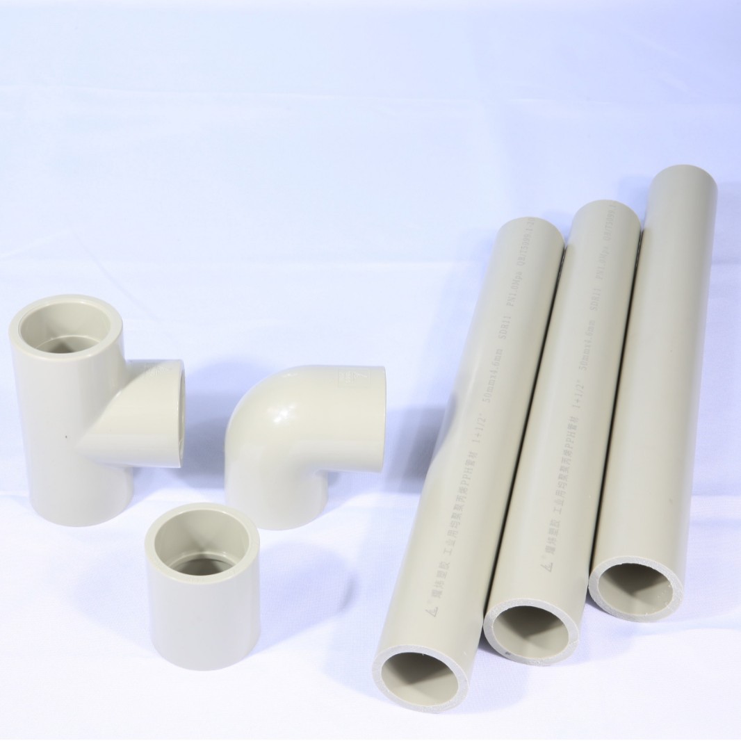 PPH聚丙烯三通，热熔承插