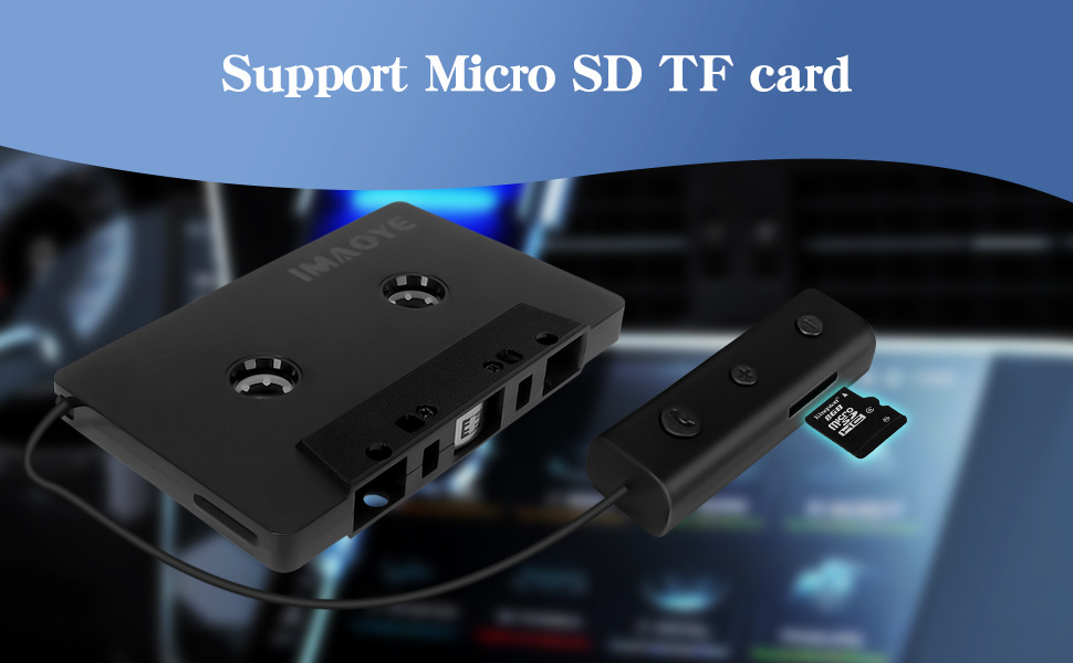 New Bluetooth Cassette MP3 Four-Channel Converter Player Mini USB