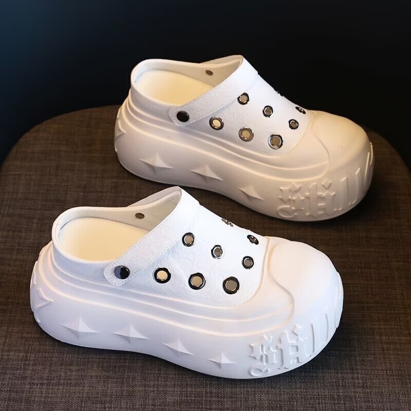 Cute cartoon "stepping-on-feces" feeling clogs for women, 2026 summer new dual-use sandals, beach non-slip slippers Cute cartoon "stepping-on-feces" feeling clogs for women, 2026 summer new dual-use sandals, beach non-slip slippers