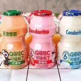 孔多里多Q萌吸C可吸布丁 草莓味酸奶味 一箱10斤
