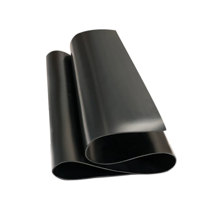 Oil resistant rubber non-slip black elastic pad