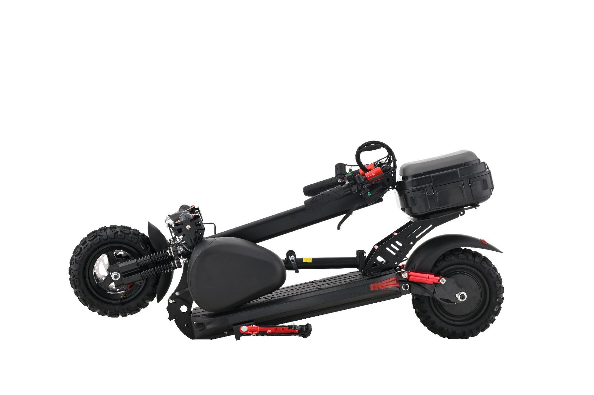 Off-Road 11inch Adult 1200W Electric Scooter Foldable Electric Scooter 48V Front and Rear Shock Absorbers