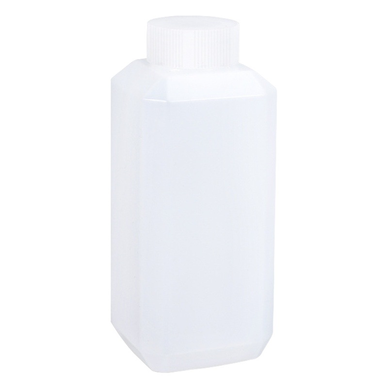 Metasequoia botella de reactivo de muestra química sellada de boca pequeña botella de tinta de 20-500ml botella cuadrada de plástico pesticida de resina en polvo